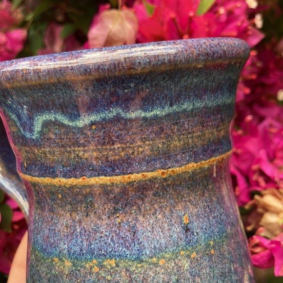 Mug studio pottery coffee tea handmade ceramic stoneware 13oz - Picture 12 of 15